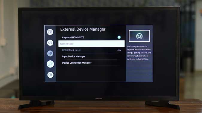 صورة لـ أفضل النصائح والخدع على Samsung Smart TV (Tizen OS) | Game-Mode2B252812529-min-DzTechs