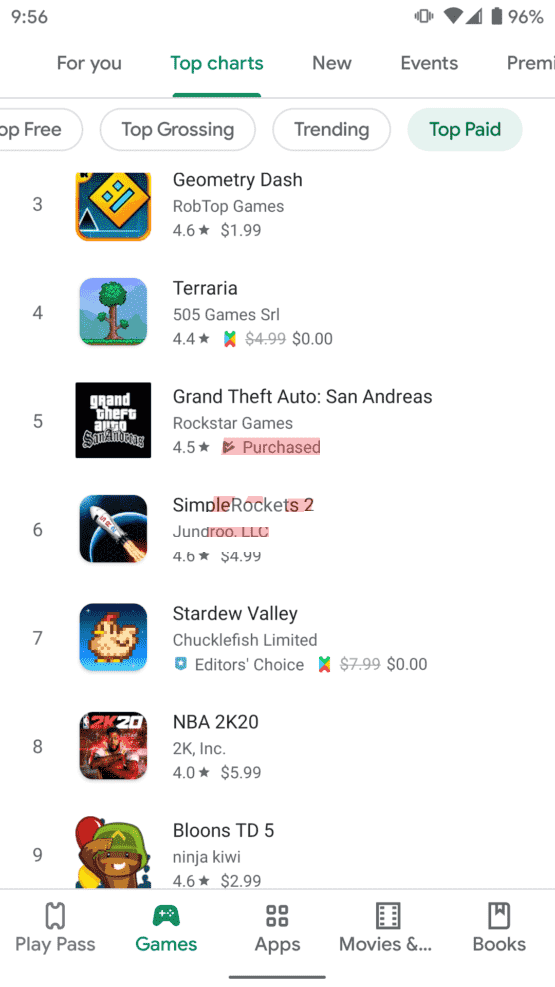 صورة لـ كل ما تحتاج لمعرفته حول Google Play Pass | Google-Play-Pass-13-555x987-min-min-DzTechs