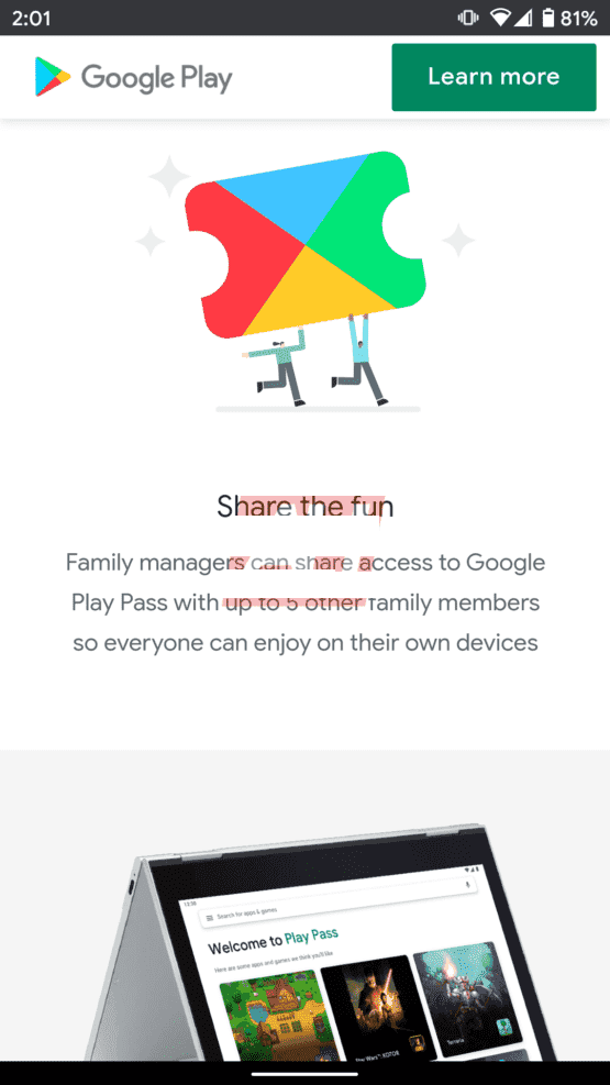 صورة لـ كل ما تحتاج لمعرفته حول Google Play Pass | Google-Play-Pass-18-555x987-min-min-DzTechs