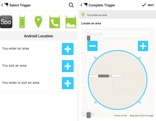 صورة لـ Tasker و IFTTT: ثنائي الأتمتة المثالي على نظام Android | IFTTT-Android-Location-min-DzTechs