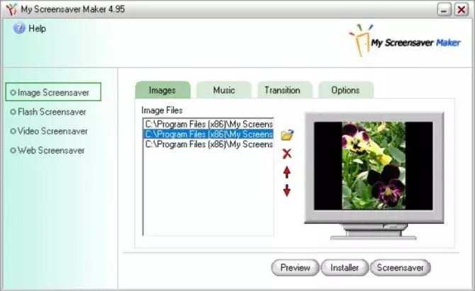 صورة لـ أفضل شاشات التوقف المجانية لجعل شاشتك منتجة عند وضع الخمول | My-Screensaver-Maker-670x411-min-DzTechs