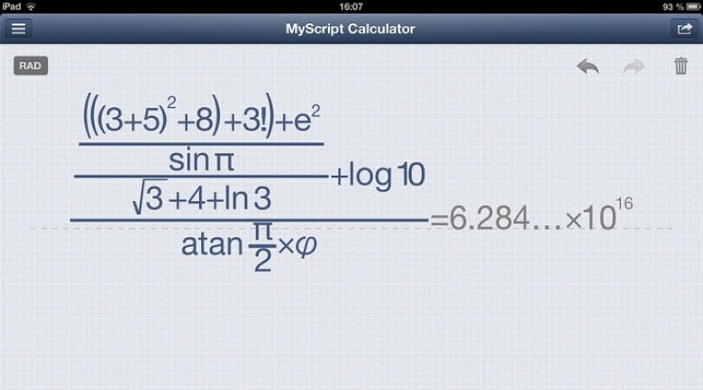 صورة لـ أفضل 3 تطبيقات للمهندس المدني على نظام Android ( 2 ) | MyScript-Calculator-DzTechs