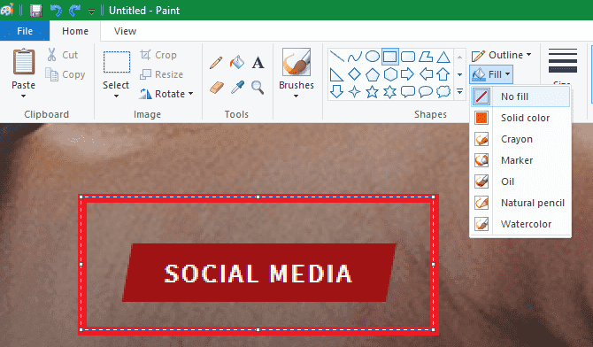 صورة لـ كيفية تحرير وتحسين لقطات الشاشة باستخدام MS Paint | Paint-Red-Box-min-DzTechs