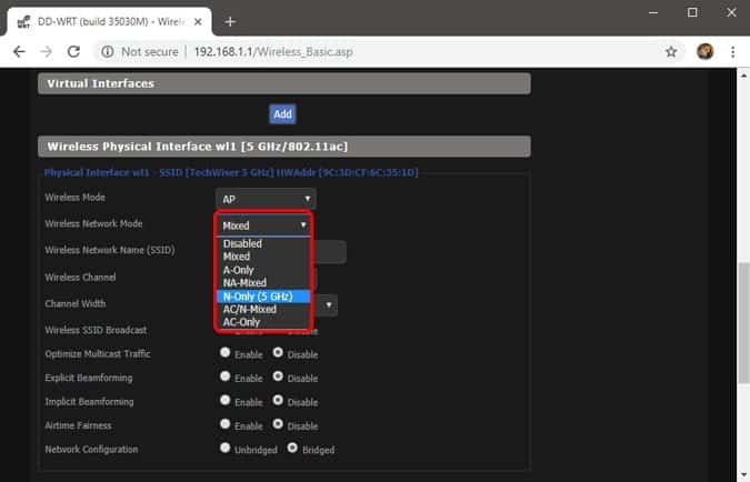 صورة لـ إصلاح مشكل Android متصل بشبكة WiFi ولكن لا يوجد إتصال بالإنترنت | Router_network_mode-min-DzTechs