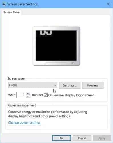 صورة لـ أفضل شاشات التوقف المجانية لجعل شاشتك منتجة عند وضع الخمول | Screensaver-settings-397x500-min-DzTechs