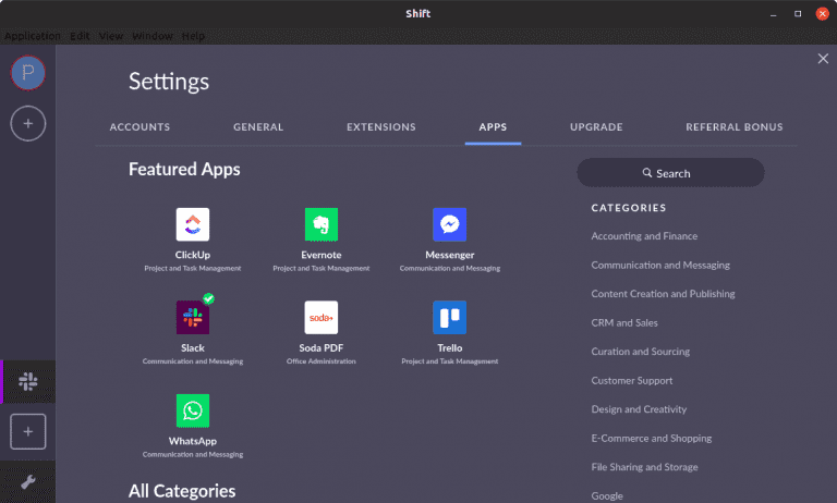 صورة لـ أفضل تطبيقات المراسلة الكل في واحد لنظام التشغيل Linux | Screenshot-from-2019-10-03-15-27-25-768x462-min-DzTechs