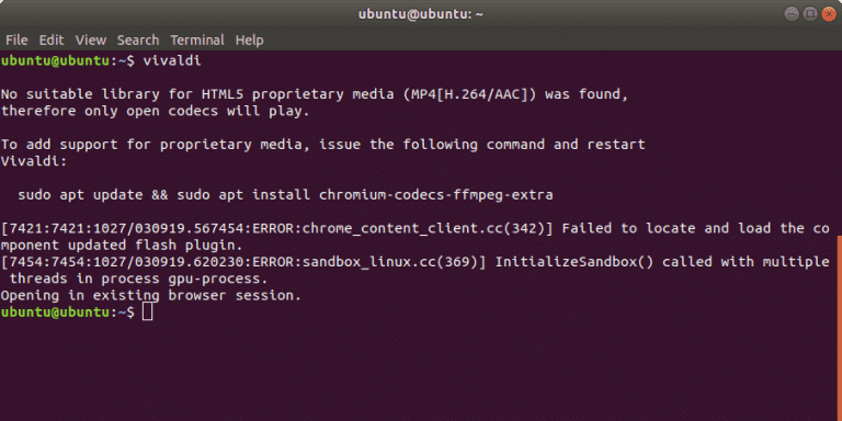 صورة لـ كيفية إصلاح مقاطع فيديو YouTube التي لا تشتغل على نظام Linux | Screenshot-from-2019-10-27-03-09-27-768x384-min-DzTechs