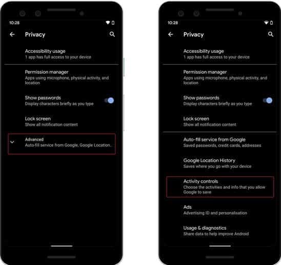 صورة لـ كيفية حذف نشاط Google بالكامل تلقائيًا | Screenshot_1-min-DzTechs