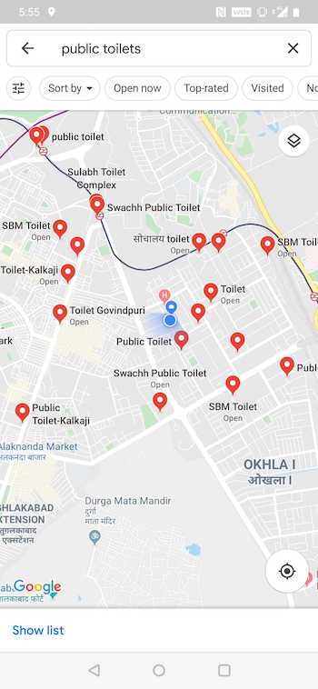 صورة لـ أفضل التطبيقات للعثور على المراحيض العامة بالقرب منك على Android و iOS | Screenshot_20191013-175541-min-DzTechs