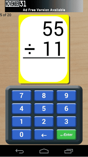 صورة لـ أفضل تطبيقات البطاقات التعليمية لنظام Android لتحسين الذاكرة | android-flashcard-app-Math-Flash-Cards-min-DzTechs
