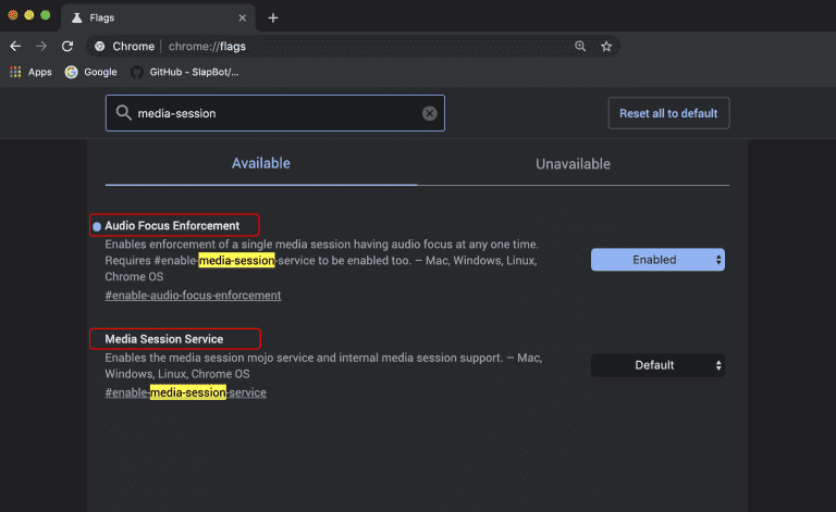 صورة لـ كيفية كتم الصوت بشكل ذكي على Chrome Chrome دون أي إضافة | audio-focus-chrome-flags-768x471-min-DzTechs