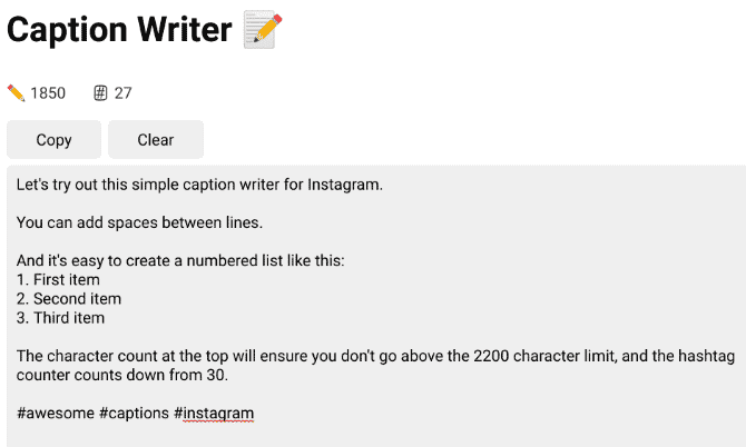 صورة لـ تطبيقات ويب مجانية لتجاوز القيود على Instagram والتخلص من الإزعاج | best-instagram-apps-caption-writer-min-DzTechs