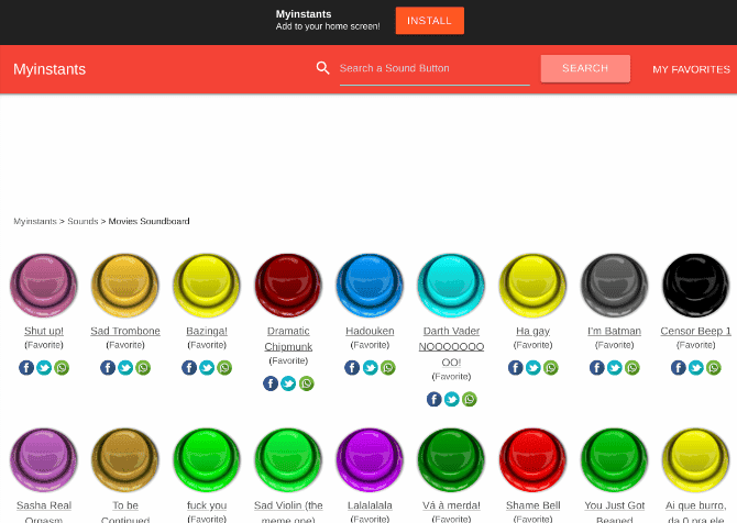 صورة لـ أفضل تطبيقات Soundboard لإنشاء أو اكتشاف مجموعات الصوت المجانية | best-soundboard-apps-websites-myinstants-min-DzTechs