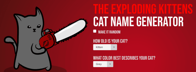 صورة لـ أفضل المواقع للحصول على أسماء طريفة ومضحكة على الانترنت | cat-name-670x247-min-DzTechs