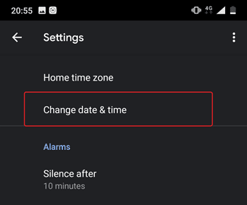 صورة لـ إصلاح مشكل Android متصل بشبكة WiFi ولكن لا يوجد إتصال بالإنترنت | change-date-and-time-min-DzTechs