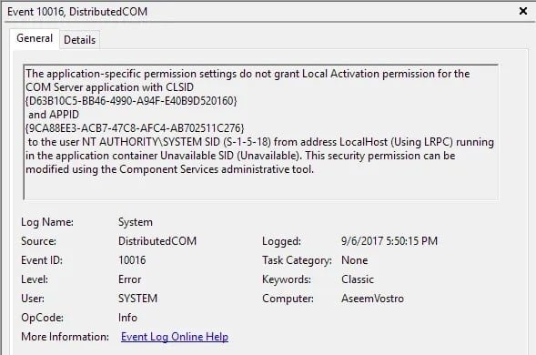 صورة لـ كيفية إصلاح خطأ DistributedCOM 10016 في Windows 10 | distributedcom-error-min-DzTechs