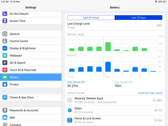 صورة لـ الـ iPhone أو الـ iPad ساخن جدًا؟ إليك لماذا وكيف يمكنك اصلاحه | examine-the-battery-usage-in-ipad-min-DzTechs