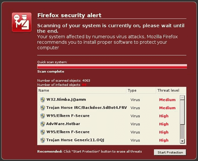 صورة لـ أكثر الاحتيالات وعمليات النصب على الإنترنت في كل العصور | fake-malware-messages-website-ads-min-DzTechs
