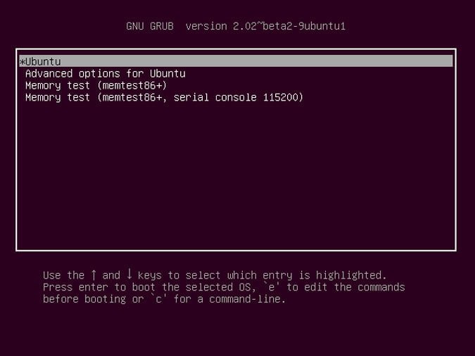 صورة لـ كيفية إصلاح حذف GRUB بعد ترقية Windows 10 | grub2-boot-screen-min-DzTechs
