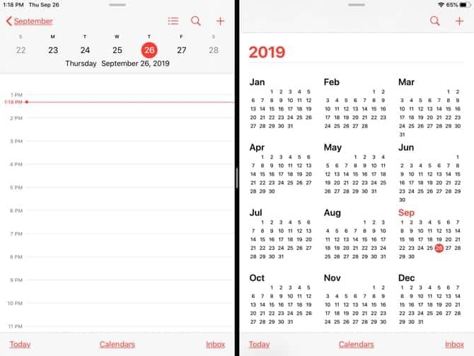 صورة لـ كيفية استخدام تعدد المهام وإيماءات تحرير النص على iPadOS | iPadOSSameAppSplitView-min-DzTechs