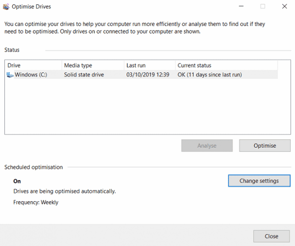 صورة لـ أدوات فعالة لزيادة أداء القرص الصلب الخاص بك على Windows | optimize-drives-windows-598x500-min-DzTechs