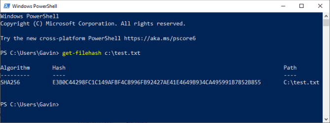 صورة لـ أفضل أدوات التحقق من تجزئة الملف للتحقق من سلامة أي ملف تُحمله | powershell-getfile-hash-check-min-DzTechs
