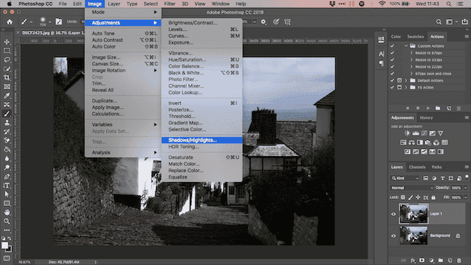 صورة لـ كيفية إزالة الظلال من الصور بطرق بسيطة | shadows-highlights-photoshop-min-DzTechs