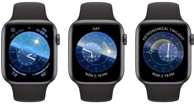 صورة لـ أفضل ميزات watchOS لتجربتها على Apple Watch | solar-dial-watchos6-min-DzTechs