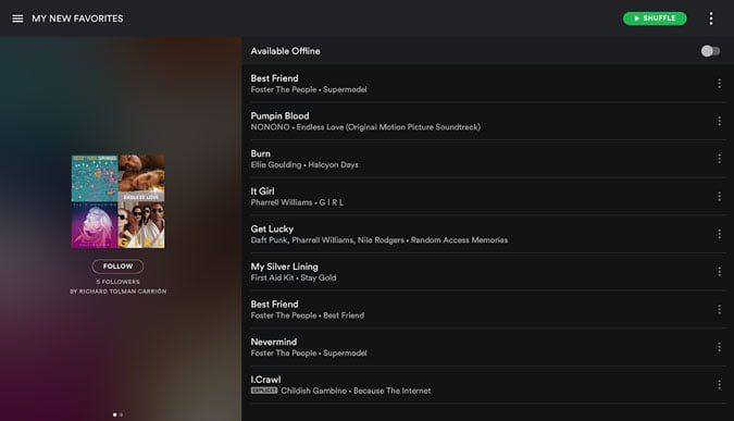 صورة لـ أفضل تطبيقات Android لأجهزة Chromebook في عام 2023 | spotify-tablet-mode-1-min-DzTechs