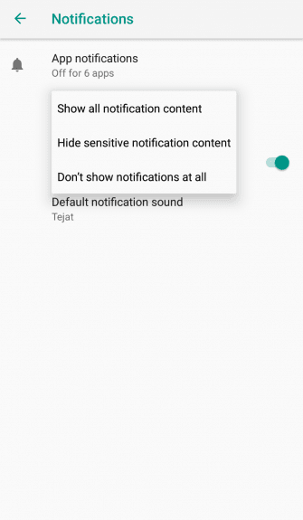 صورة لـ كيفية تعطيل الإشعارات من أي تطبيق على نظام Android | turn-off-android-notifications-lock-screen-335x575-min-DzTechs