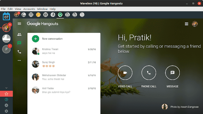 صورة لـ أفضل تطبيقات المراسلة الكل في واحد لنظام التشغيل Linux | wavebox-min-DzTechs