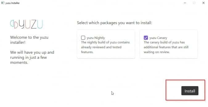 صورة لـ Yuzu Switch Emulator : كيف تلعب ألعاب Nintendo Switch على الكمبيوتر | yuzu-install-e1569916933530-min-DzTechs