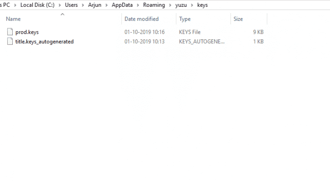 صورة لـ Yuzu Switch Emulator : كيف تلعب ألعاب Nintendo Switch على الكمبيوتر | yuzu-keys-e1569917010516-min-DzTechs