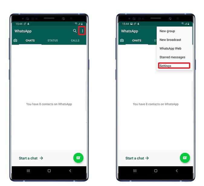 صورة لـ كيفية تمكين قفل بصمة الإصبع على WhatsApp لنظام Android | 1-min-DzTechs