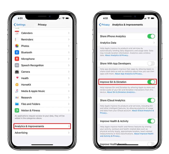صورة لـ كيفية إلغاء الاشتراك في Siri وحذف التسجيلات الصوتية من جهاز iPhone الخاص بك؟ | 4-3-min-DzTechs