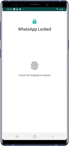 صورة لـ كيفية تمكين قفل بصمة الإصبع على WhatsApp لنظام Android | 9-min-DzTechs