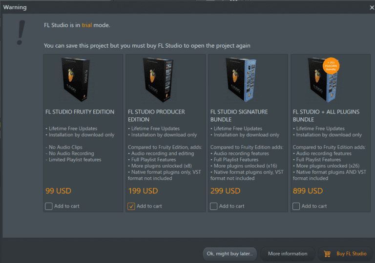 صورة لـ مقارنة بين FL Studio و Ableton – أيهما أفضل محطة عمل للصوت الرقمي | Fl-studio-Trial-768x540-min-DzTechs