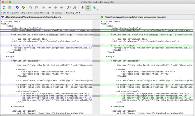 صورة لـ أفضل أدوات مقارنة الملفات للكتاب والمطورين على Mac | Helix-P4merge-tool-min-DzTechs