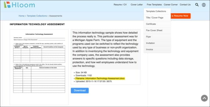 صورة لـ أهم المواقع لتحميل قوالب Microsoft Word بشكل مجاني | Hloom-WordTemplates-min-DzTechs