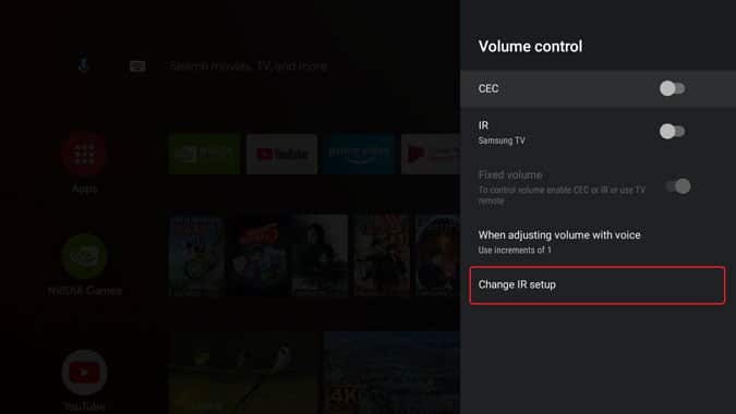 صورة لـ كيفية إعداد التحكم في مستوى الصوت على 2019 SHIELD TV Pro و Tube؟ | IR-setup-min-DzTechs