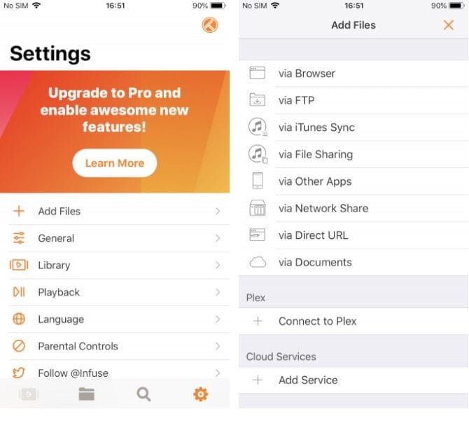 صورة لـ أفضل تطبيقات تشغيل الفيديو لأجهزة iPhone و iPad | Infuse-min-DzTechs