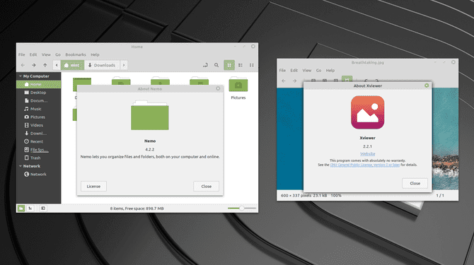 صورة لـ مقارنة بين Ubuntu و Linux Mint: أي توزيعة يجب عليك اختيارها؟ | LinuxMintvsUbuntu-Nemo-Xviewer-min-DzTechs
