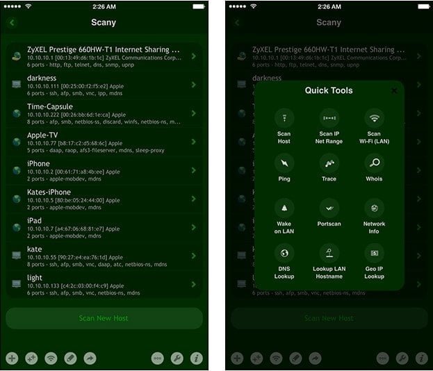 صورة لـ أفضل تطبيقات تحليل شبكة Wi-Fi على الـ iPhone و iPad | Network2BAnalyzer-min-DzTechs