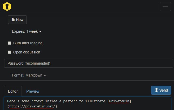 صورة لـ أفضل بدائل Pastebin لمشاركة التعليمات البرمجية والنصوص | PrivateBin-Pastebin-min-DzTechs
