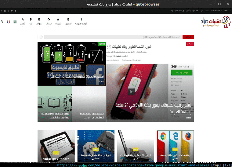 صورة لـ أفضل متصفحات الويب لـ Ubuntu التي يجب أن تجربها في عام 2023 | Screenshot-from-2019-11-19-13-33-33-768x551-min-DzTechs