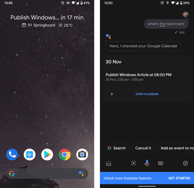 صورة لـ كيفية إضافة الأحداث بسرعة إلى Microsoft Calendar في Windows 10 | Screenshot_20191113-134330-1-min-DzTechs