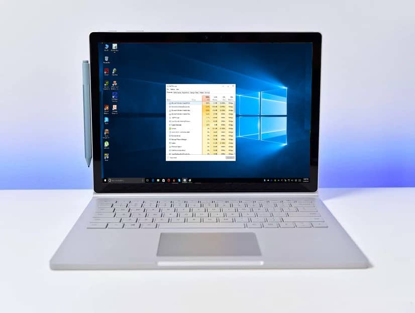 صورة لـ كيفية إصلاح ارتفاع استخدام وحدة المعالجة المركزية في Windows | Surface-Book-2-13-hero_0-min-DzTechs