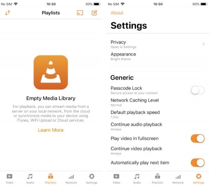 صورة لـ أفضل تطبيقات تشغيل الفيديو لأجهزة iPhone و iPad | VLC-min-DzTechs
