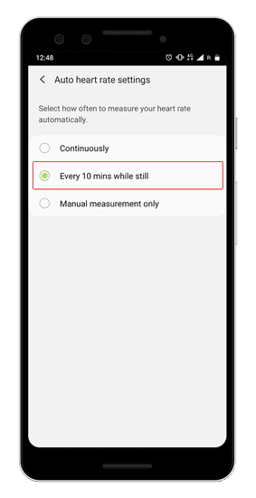صورة لـ أفضل النصائح والحيل على Samsung Galaxy Fit لاستخدام السوار بفعالية | auto-heart-rate-detection-min-DzTechs
