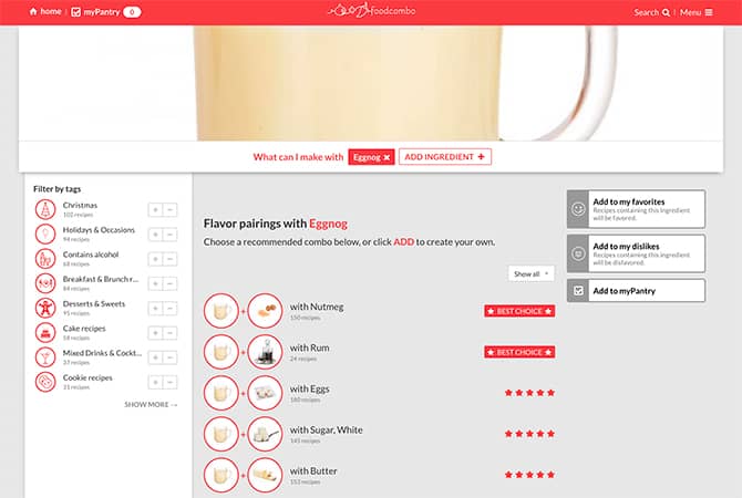 صورة لـ أفضل مواقع الويب للعثور على وصفات الطعام مع المكونات التي لديك | best-recipe-websites-for-food-at-home-10-food-combo-min-DzTechs